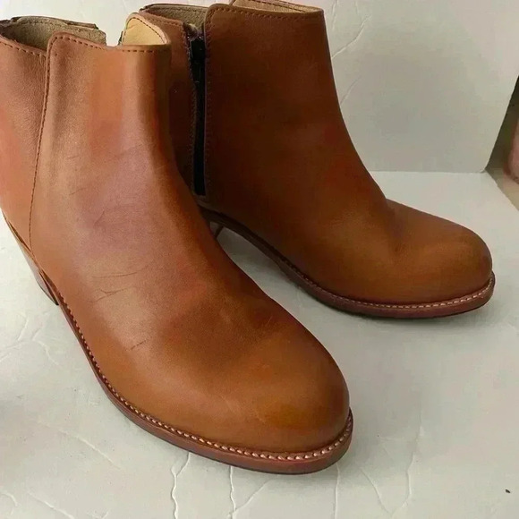 Adelante Brown Leather The Granada Ankle Boot - Picture 4 of 9